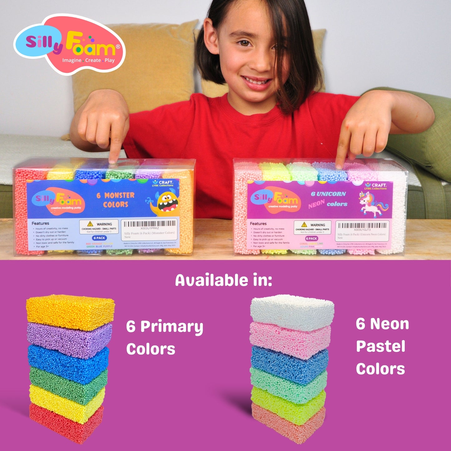 Silly Foam Creative Modeling Foam Beads - Single Pack