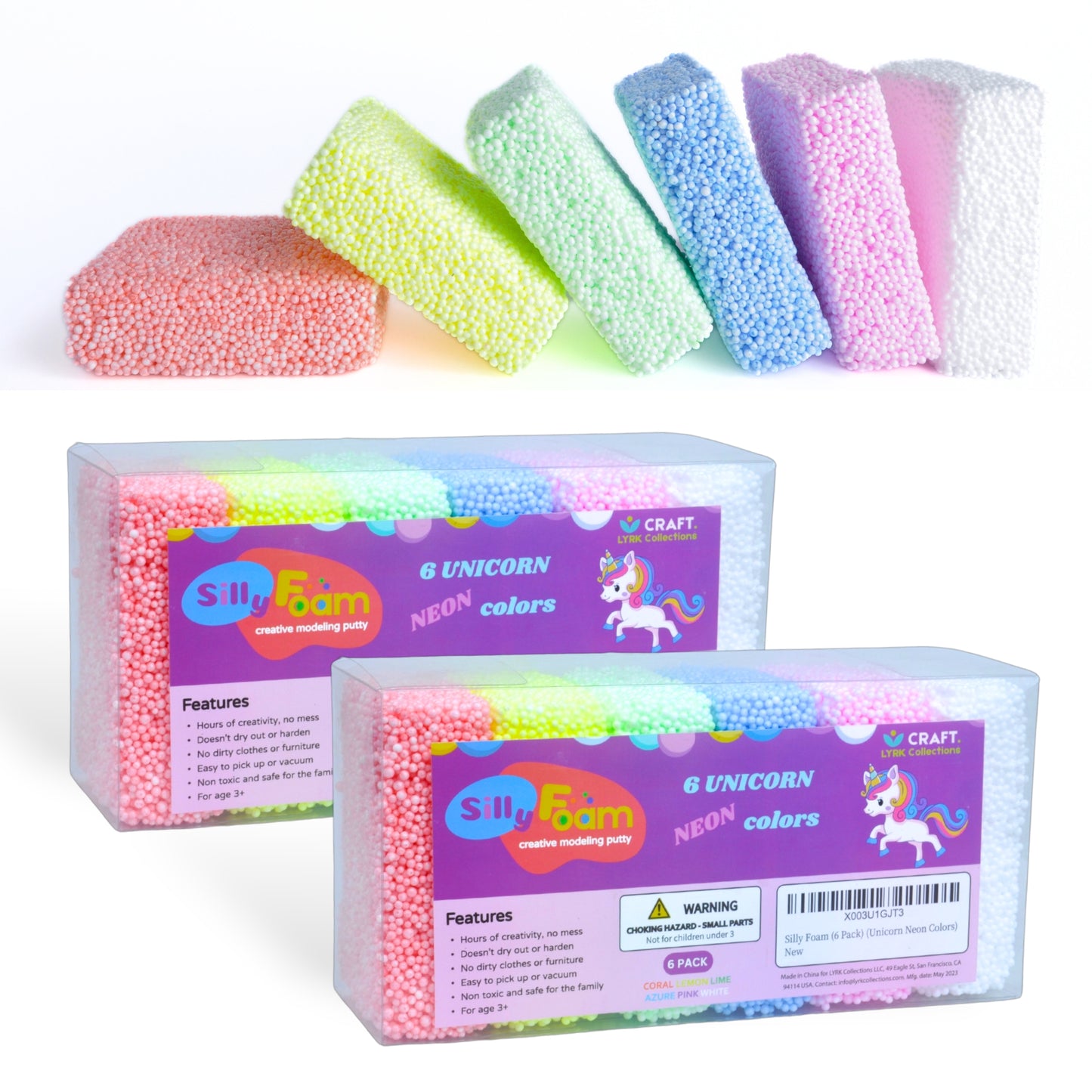 Silly Foam Creative Modeling Foam Beads (2-Pack)