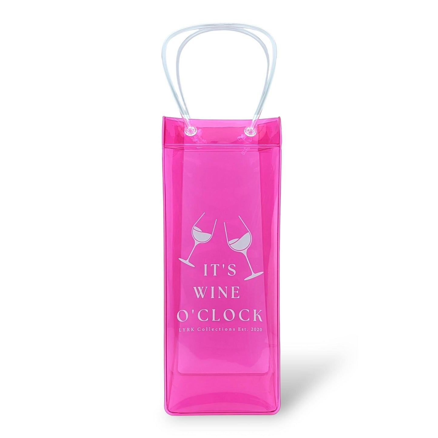 Ice Cooler Wine Bag - Pink