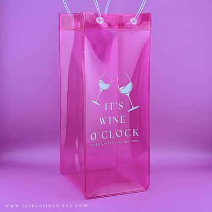 Ice Cooler Wine Bag - Pink