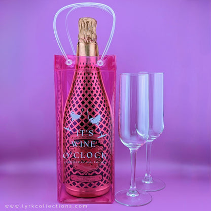 Ice Cooler Wine Bag - Pink