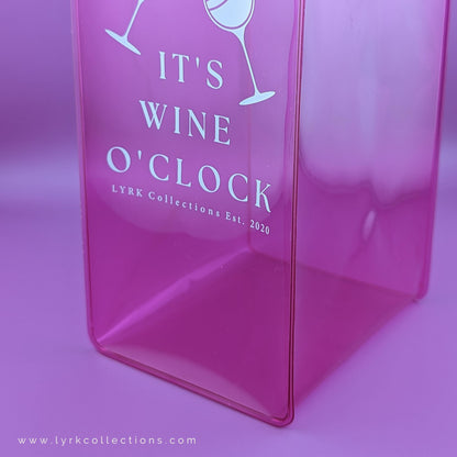 Ice Cooler Wine Bag - Pink