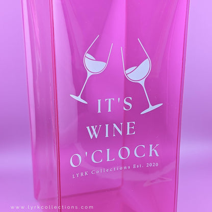Ice Cooler Wine Bag - Pink