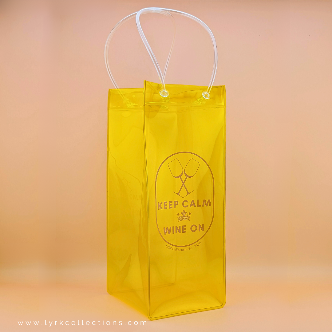 Ice Cooler Wine Bag - Yellow