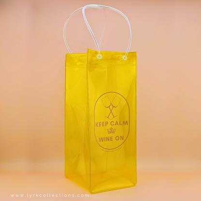 Ice Cooler Wine Bag - Yellow