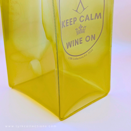 Ice Cooler Wine Bag - Yellow
