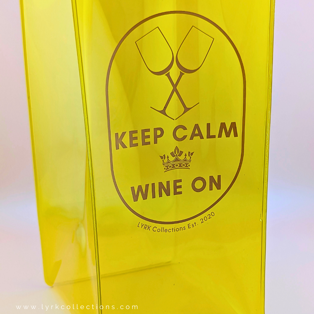 Ice Cooler Wine Bag - Yellow