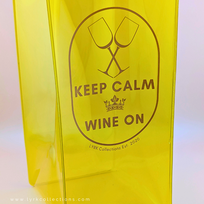 Ice Cooler Wine Bag - Yellow